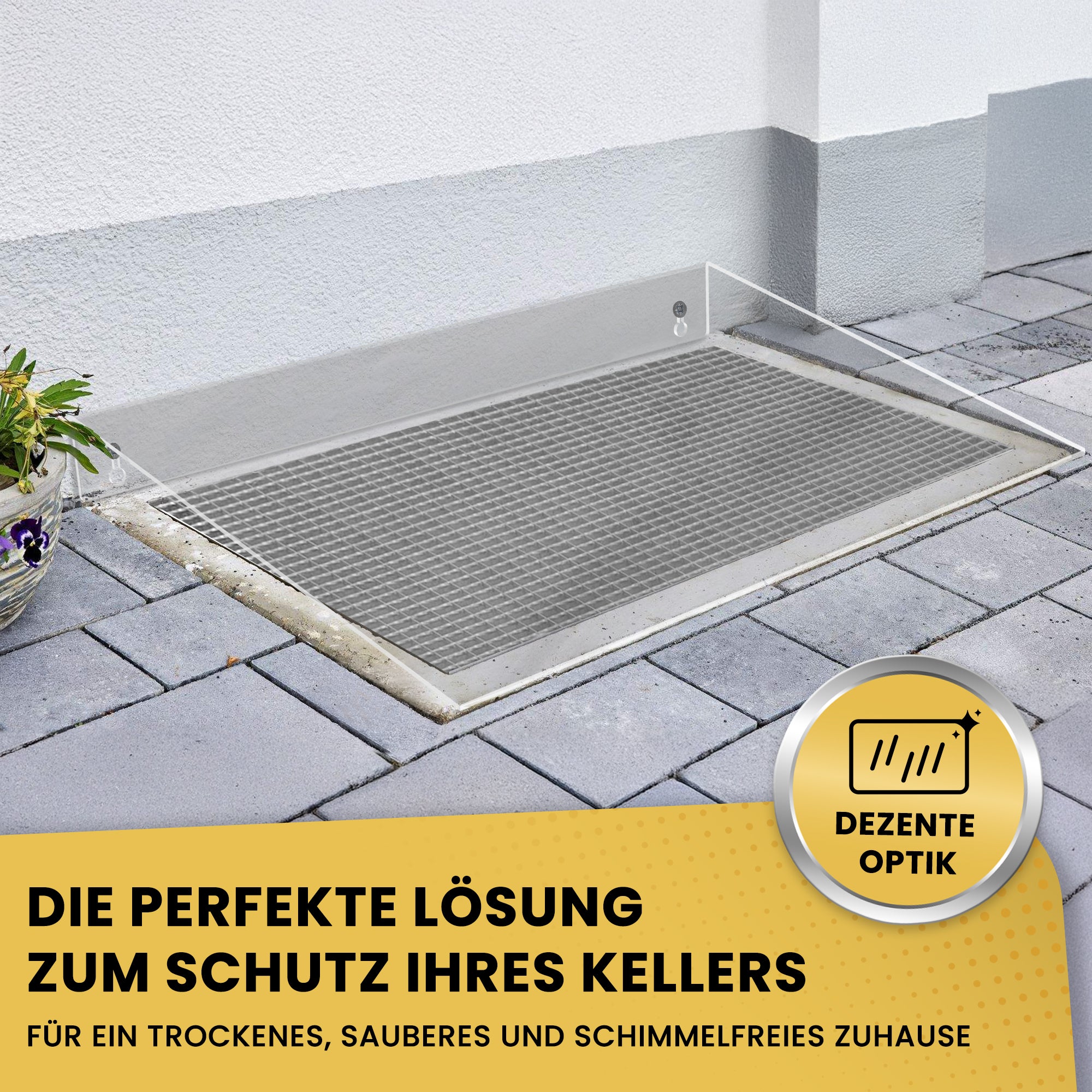 Lichtschacht-Regenschutz