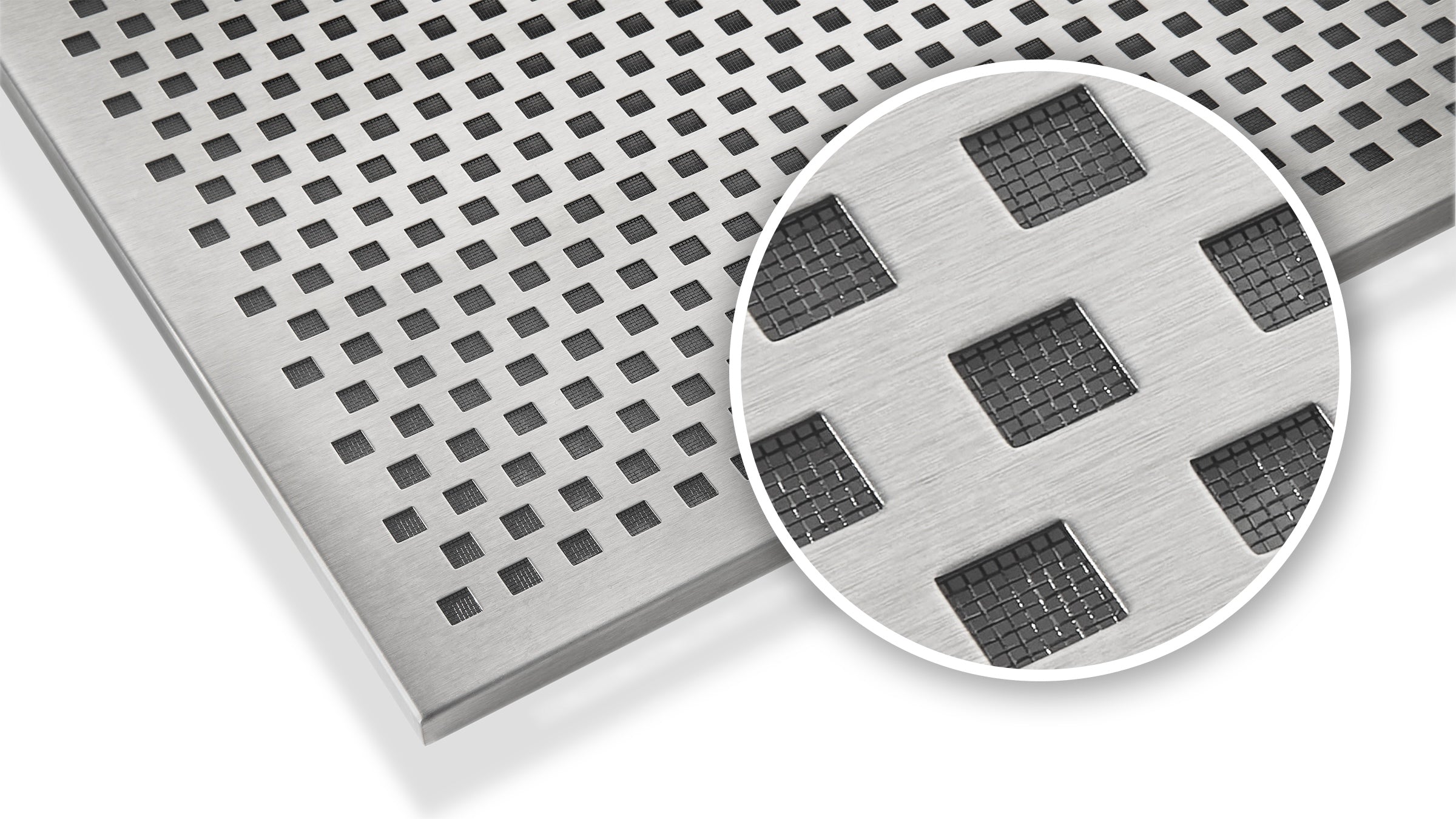 Edelstahl Lichtschachtabdeckung mit Insektenschutz