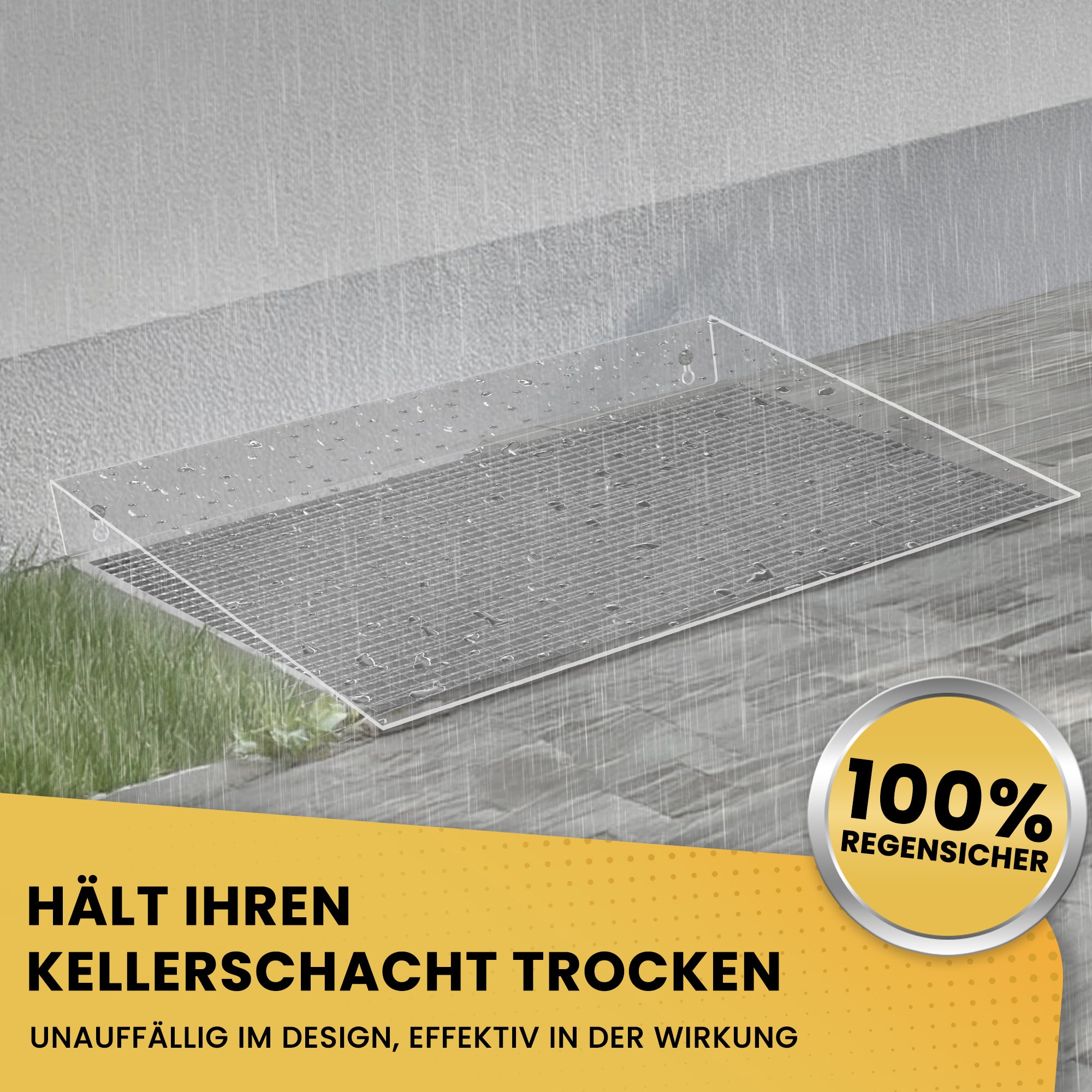 Lichtschacht-Regenschutz