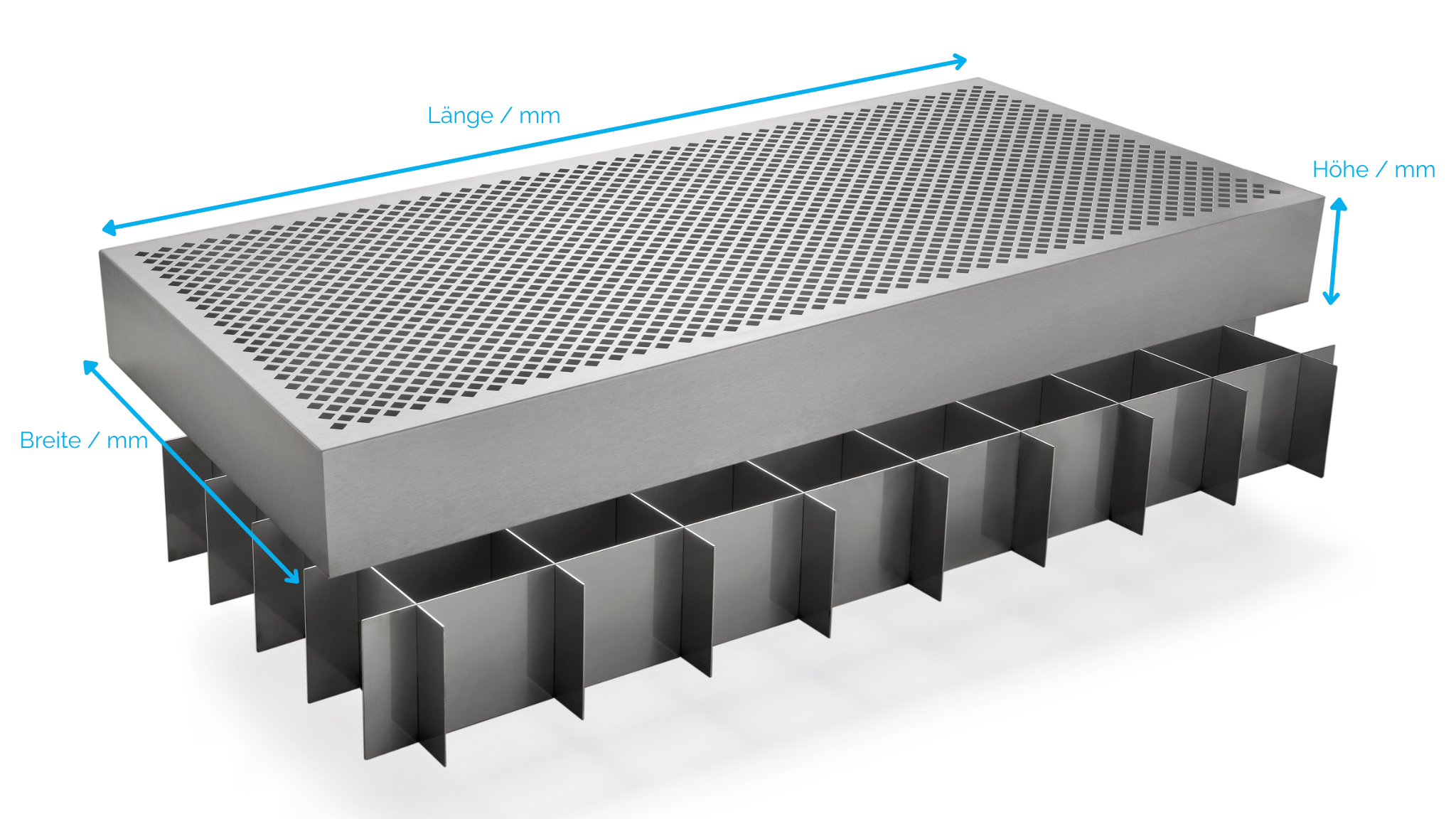 Edelstahl Lichtschacht Erhöhung nach Maß