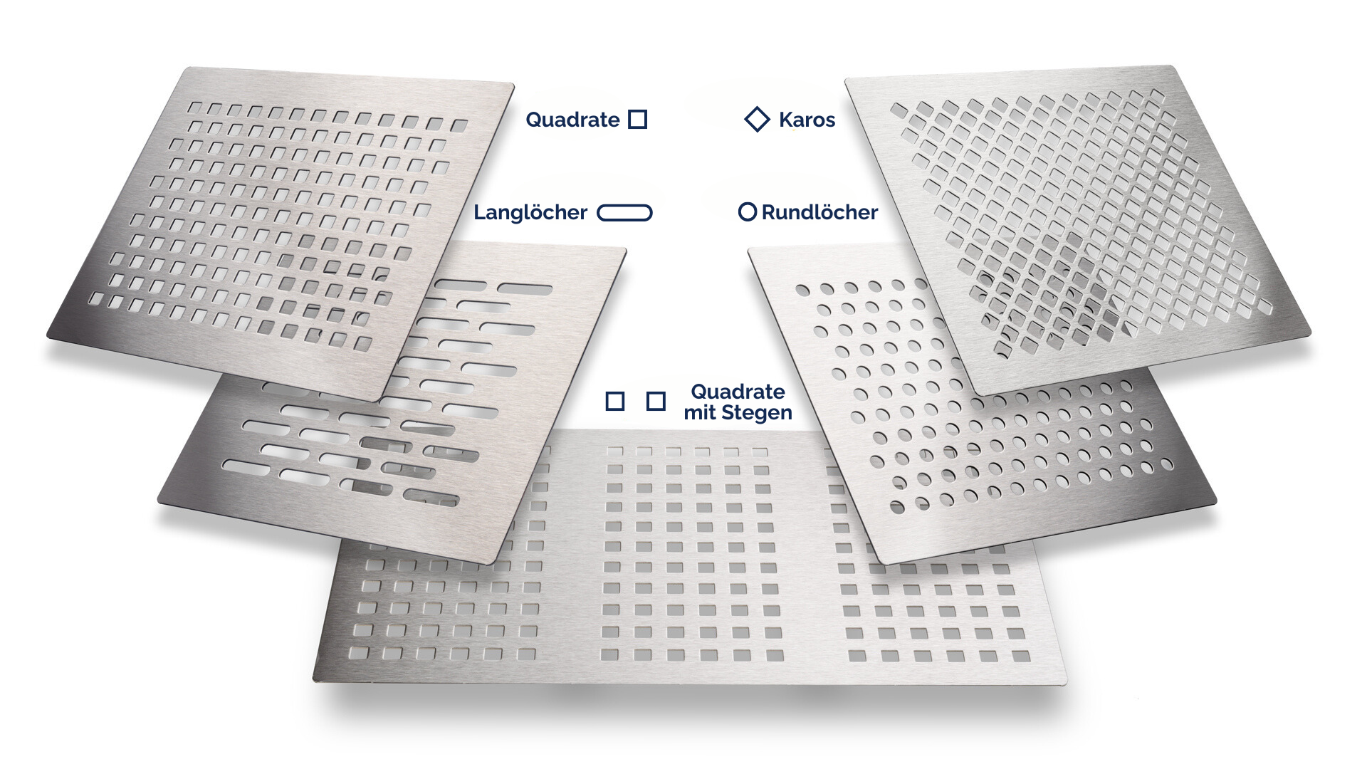 Muster für Lichtschachtabdeckung
