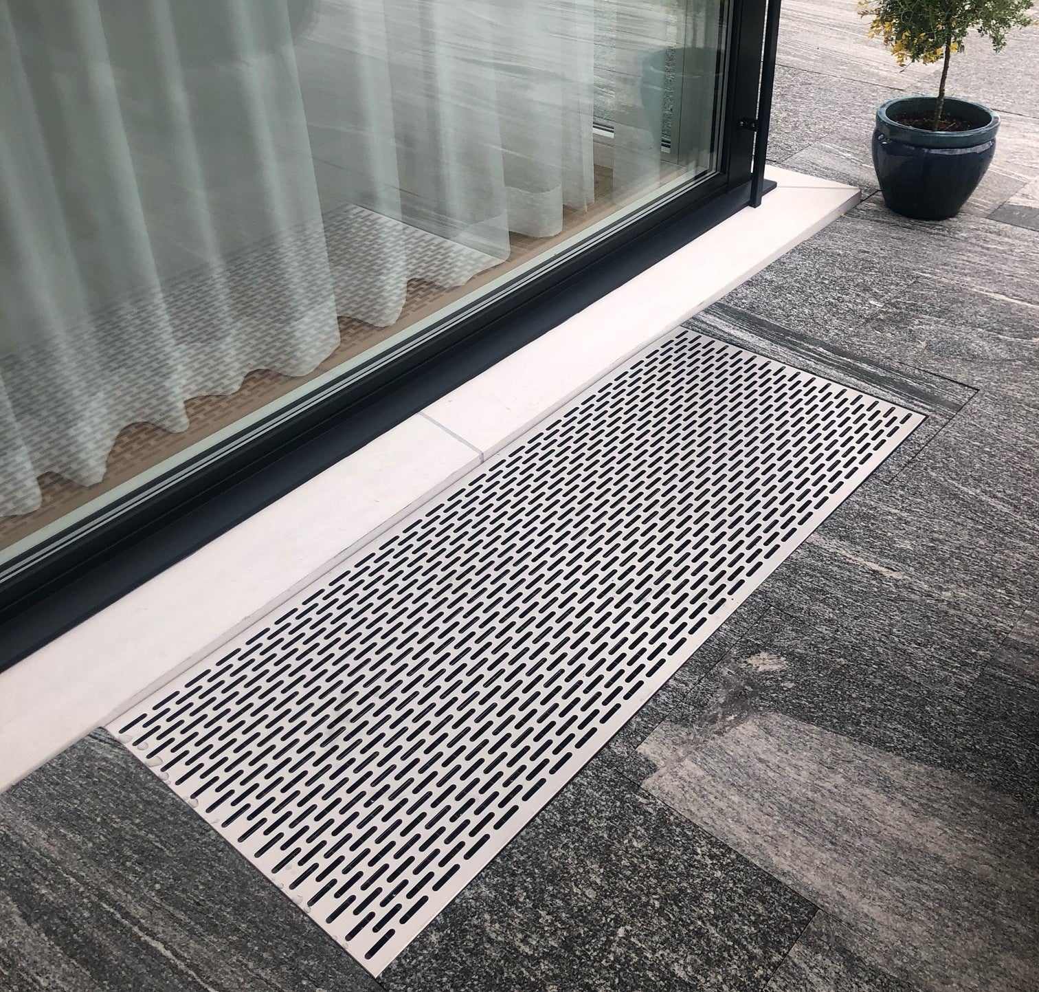 Lichtschachtabdeckung Edelstahl